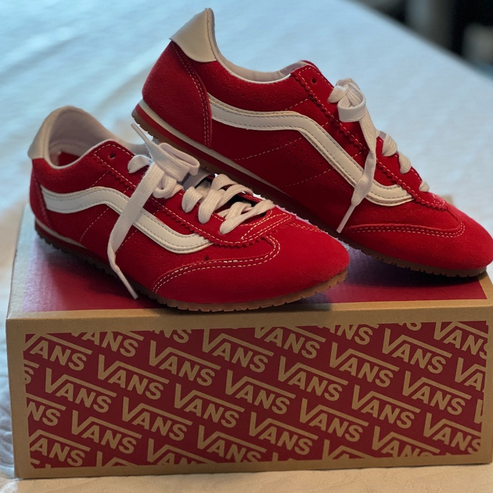 Vans Super Lowpro Sneakers - Racing Red